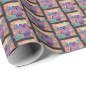 POLLY PLUM Chow dog Geschenkpapier (Rolleneckpunkt)
