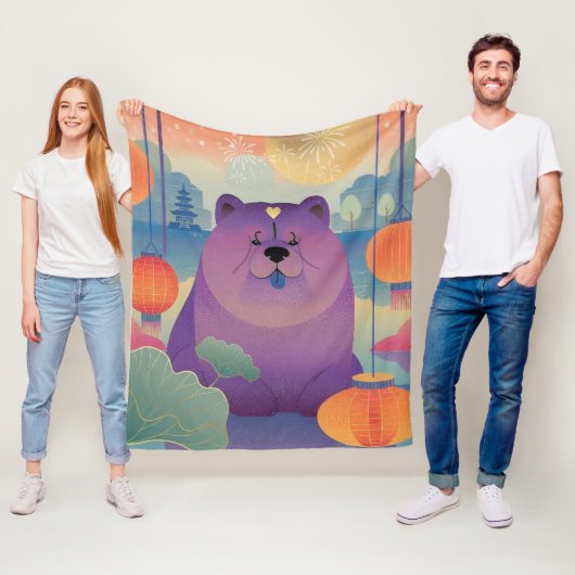 POLLY PLUM Hund Fleecedecke (Beispiel)