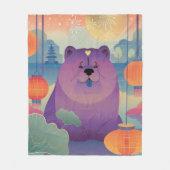 POLLY PLUM Hund Fleecedecke (Vorderseite)