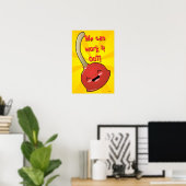 Polly Plunger Poster (Heimbüro)