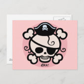 Polly Roger Postkarte (Vorne/Hinten)