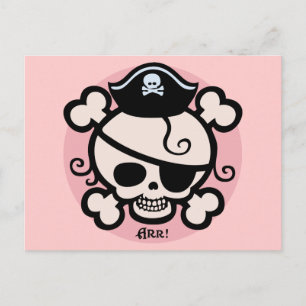 Polly Roger Postkarte