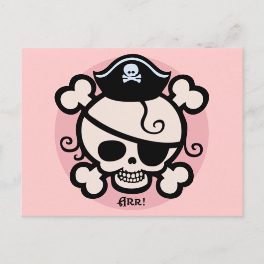 Polly Roger Postkarte (Vorderseite)