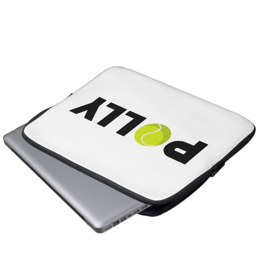 Polly Tennis Laptopschutzhülle (Vorne Knopf)