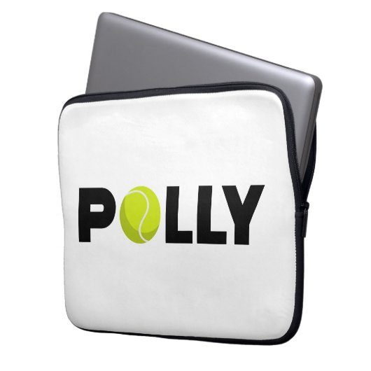 Polly Tennis Laptopschutzhülle (Vorderseite Links)