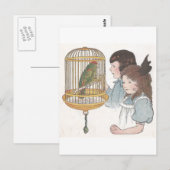 Polly the Parrot Postkarte (Vorne/Hinten)