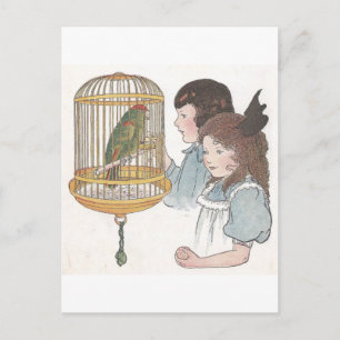 Polly the Parrot Postkarte