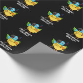 Polly Wanna Quacker Funny Animal Pub Geschenkpapier (Ecke)