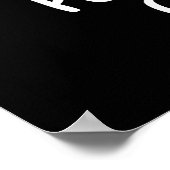 Polly Wanna Quacker Funny Animal Pub Poster (Ecke)