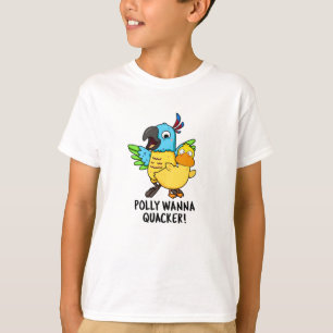 Polly Wanna Quacker Funny Animal Pub T-Shirt