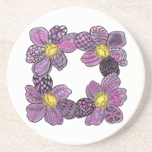 Pollywollodles Sandstein Untersetzer (Vorne)