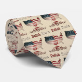 Polnisch American Roots Neck Tie Krawatte (Gerollt)