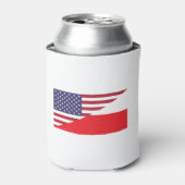 Polnisch-Amerikaner können kühlen Dosenkühler (Kanne Vorderseite)
