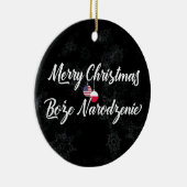 Polnisch Amerikanisch Bilingual Holiday Dekoration (Rechts)