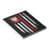 Polnisch-amerikanische Flagge Combo Polen Usa Pols Notizblock (angewinkelt)