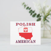 Polnisch-Amerikanische Karte (Stehend Vorderseite)