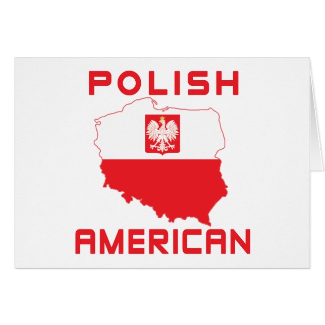 Polnisch-Amerikanische Karte (Vorderseite (Horizontal))