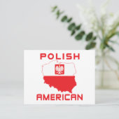 Polnisch-Amerikanische Karte (Stehend Vorderseite)