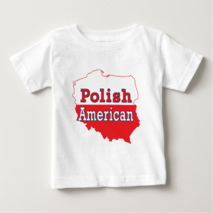 Polnisch-Amerikanische Karte Baby T-shirt