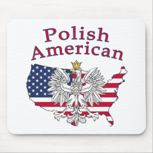 Polnisch-Amerikanische Karte Mousepad