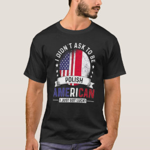 Polnisch-Amerikanische Länderflaggen Stolz Land Po T-Shirt