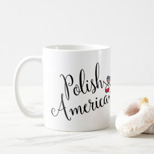 Polnisch-amerikanische Tasse für Herzklopfen