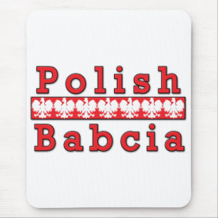 Polnisch Babcia Eagles Mousepad
