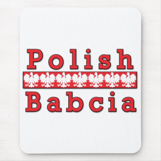Polnisch Babcia Eagles Mousepad (Vorne)