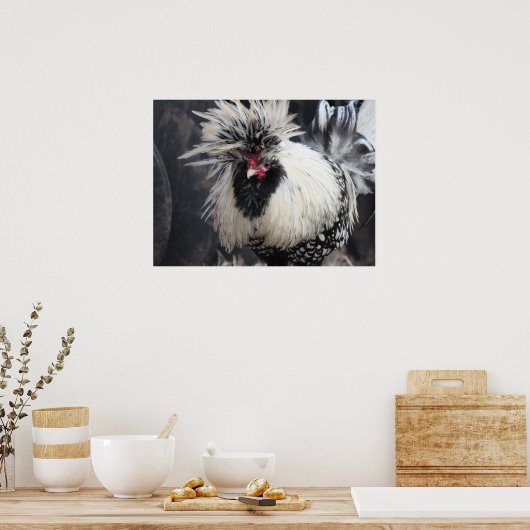 Polnisch Created Rooster Poster (Küche)