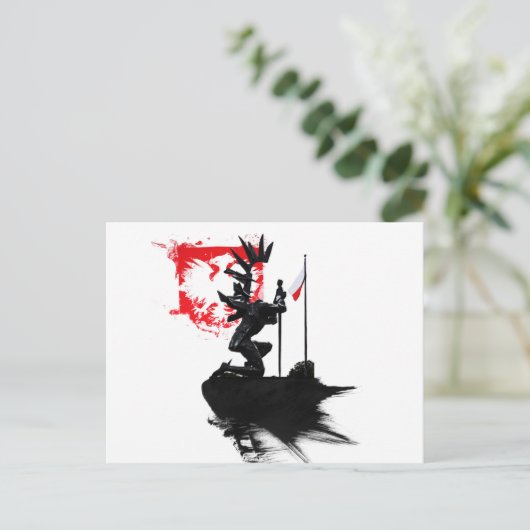 Polnisch Hussar Postkarte (Stehend Vorderseite)