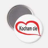 Polnisch I Liebe Magnet (Vorderseite/Rückseite)