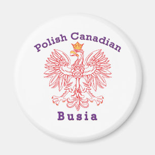 Polnisch-Kanadier Eagle Busia Magnet