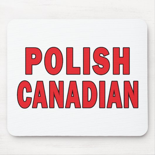 Polnisch-Kanadier Mousepad (Vorne)