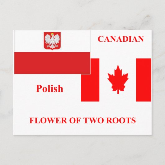 Polnisch-kanadisch Postkarte (Vorderseite)