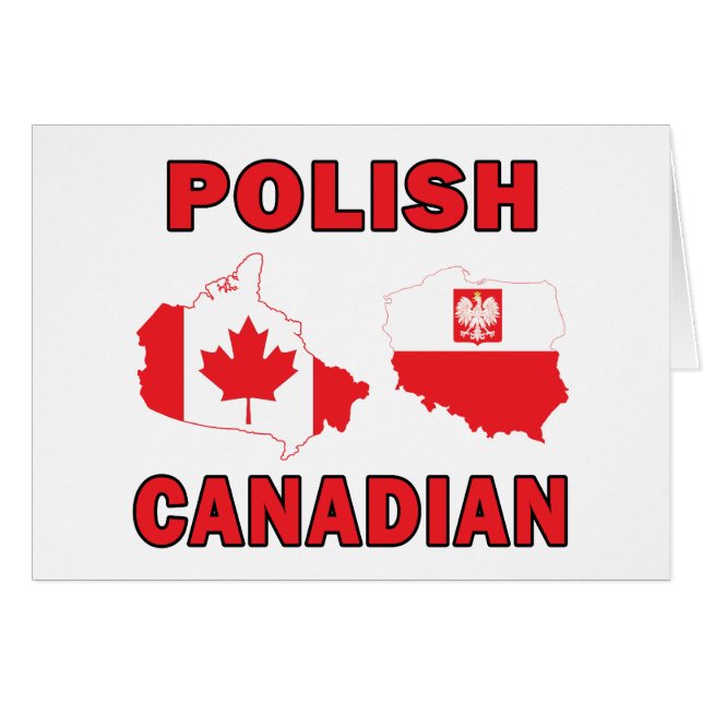 Polnisch-Kanadische Karten (Vorderseite (Horizontal))