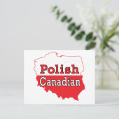 Polnisch-Kanadische Polnische Karte (Stehend Vorderseite)