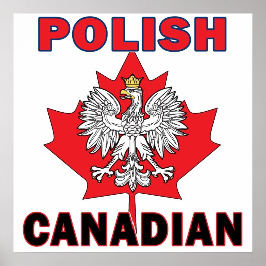 Polnisch-Kanadischer Adlerfisch Poster (Vorne)