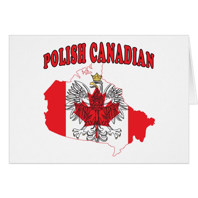 Polnisch-Kanadisches Flaggenplan (Vorderseite (Horizontal))