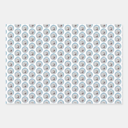 Polnisch Lowland Sheepdog Painting - Hundekunst Geschenkpapier Set (Vorderseite 2)