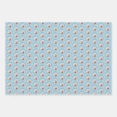 Polnisch Lowland Sheepdog Painting - Hundekunst Geschenkpapier Set (Vorderseite)