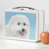 Polnisch Lowland Sheepdog Painting - Hundekunst Metall Brotdose (Beispiel)