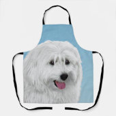 Polnisch Lowland Sheepdog Painting - Hundekunst Schürze (Vorderseite)