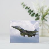 Polnisch MiG-29 Version 9.12A aus Base in Malbork Postkarte (Stehend Vorderseite)