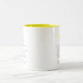 Polnisch Mum Gift - MAMA Definition gelb Zweifarbige Tasse (Mittel)