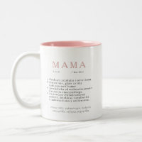 Polnisch Mum Gift - MAMA Definition Rosa