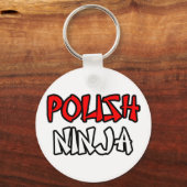 Polnisch Ninja Schlüsselanhänger (Vorderseite)