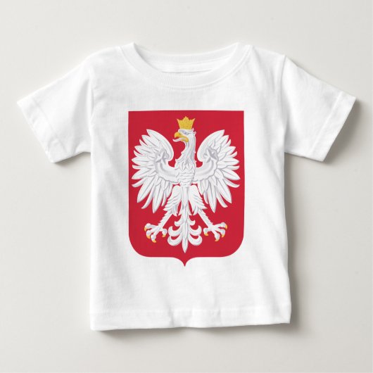 Polnisch - Offizielle Wappen Heraldry Symbols Baby T-shirt (Vorderseite)
