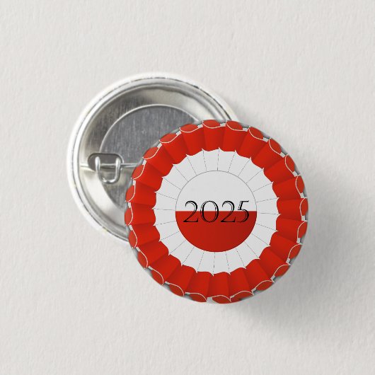 Polnisch Polen Unabhängigkeitstag Cotillion Button (Vorne & Hinten)