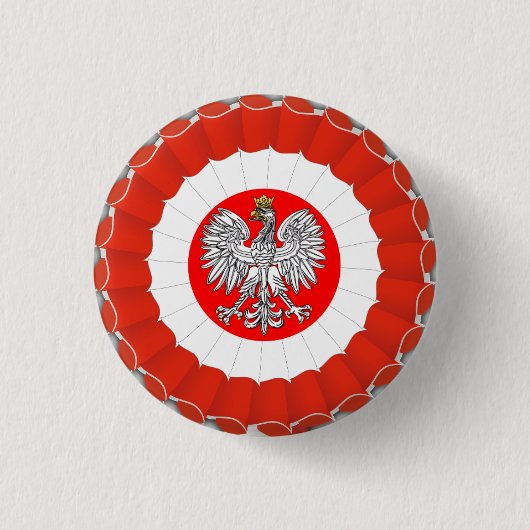 Polnisch Polen Unabhängigkeitstag Cotillion Button (Vorderseite)