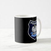 Polnisch Polizei Policja Kaffeetasse (VorderseiteRechts)